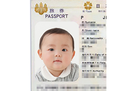 子供のパスポート写真
